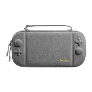 Dėklas Tomtoc G05 Nintendo Switch 2 Slim pilkos spalvos