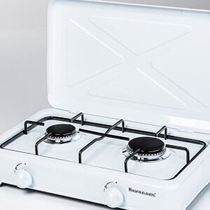 Ravanson K-02T viryklė Balta Stalviršis Dujinė 2 zone(s) - Image 2