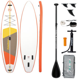 FunWater SUP irklentė SUPFW69B 3,35m (orange-white)