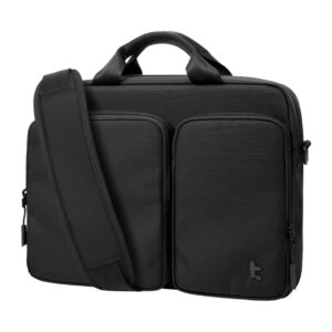 TOMTOC Navigator-A33 laptop shoulder bag juodos spalvos - Image 2