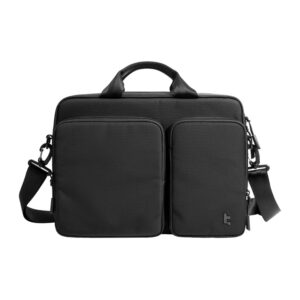TOMTOC Navigator-A33 laptop shoulder bag juodos spalvos