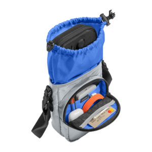 TOMTOC GameOn-G50 Switch 2 JoyCarry Sling Bag pilkos spalvos - Image 3