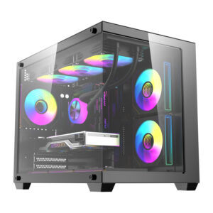DarkFlash B275 PRO computer case (black) + 6 fans
