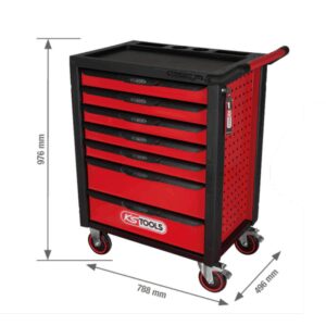 598 dalių vežimėlis su įrankiais KS TOOLS Racing line - Image 3