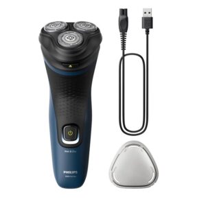 Philips S1151/00 skustuvas vyrams Rotorinis skustuvas Apkarpymo mašinėlė Juoda, Mėlyna - Image 3