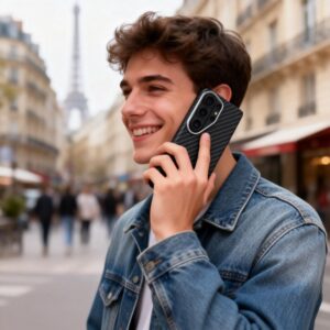 Tech-Protect ION Carbon MagSafe Samsung Galaxy S26 Ultra juodos spalvos/sidabro spalvos - Image 5