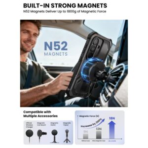 SupCase IBLSN ArmorBox Mag MagSafe Samsung Galaxy S26 juodos spalvos - Image 5