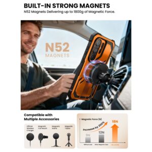 SupCase IBLSN ArmorBox Mag MagSafe Samsung Galaxy S26 Ultra Coral - Image 5