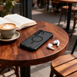 Tech-Protect Defense MagSafe Samsung Galaxy A57 5G Matte juodos spalvos - Image 5