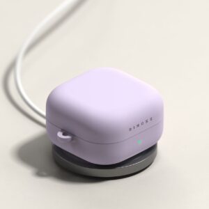 Ringke Silicone Samsung Galaxy Buds 4 / 4 Pro šviesiai violetinės spalvos - Image 5