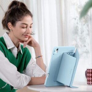 ESR Flip Hybrid dėklas Apple iPad Air 10.9” 4 / 5 / 2020-2022 / 11” 6 / 7 / 8 / 2024-2026 Sky mėlynos spalvos - Image 5