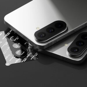 Telefono kameros apsauga Ringke Camera full cover 2-Pack Samsung Galaxy A37 / A57 5G juodos spalvos - Image 4