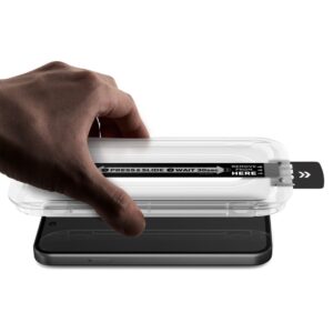 Grūdintas stiklas Spigen GLAS.TR "EZ FIT PRO AC" 2-PACK Google Pixel 10A SKAIDRUS - Image 5