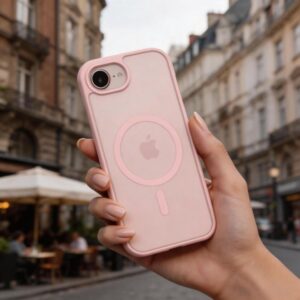 Tech-Protect BASICMAG MagSafe Apple iPhone 16E / 17E MATINIS ŠVELNIAI ROŽINIS - Image 5