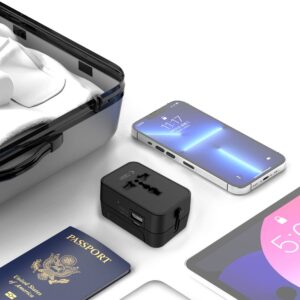 Tech-Protect TA300 KELIONINIS ADAPTERIS EU / UK / US / AU juodos spalvos - Image 5