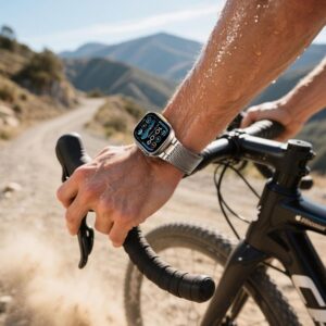 Tech-Protect MILANO VANGUARD APPLE WATCH 8 / 9 / 10 / 11 / SE / ULTRA (44 / 45 / 46 / 49 MM) TITANINIS - Image 5