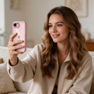 Tech-Protect MAGMAT Apple iPhone 16E / 17E ŠVIESIAI ROŽINIS/SKAIDRUS - Image 5