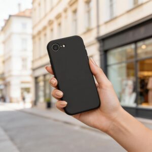 Tech-Protect SILICONE MagSafe Apple iPhone 16E / 17E juodos spalvos - Image 5