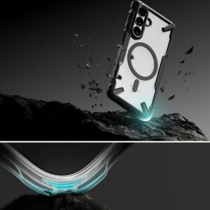 Ringke Fusion X dėklas Magnetic MagSafe Samsung Galaxy S26+ Plus juodos spalvos - Image 5