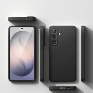 Ringke Silicone Magnetic MagSafe Samsung Galaxy S26+ Plus juodos spalvos - Image 5