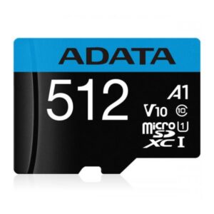 MEMORY MICRO SDXC 512GB W/AD./AUSDX512GUICL10A1-RA1 ADATA