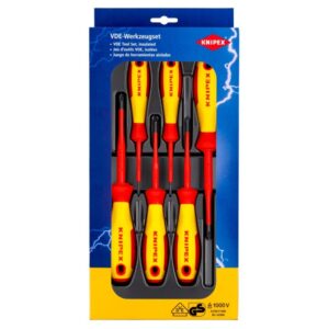 6 dalių atsuktuvų rinkinys KNIPEX VDE PH/PZ