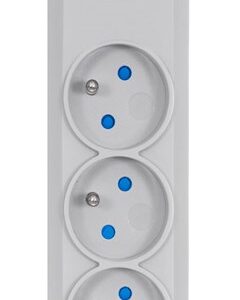 Activejet ACP-5GN 1,5M SZ elektros tinklo ilgintuvas 5 AC išvestis(ys / čių) Vidaus Pilka