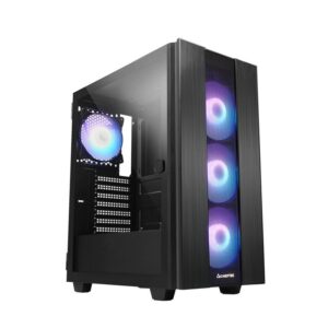 Kompiuterio korpusas|CHIEFTEC|HUNTER 2|MidiTower|Not included|ATX|MicroATX|MiniITX|Colour Black|GS-02B-OP