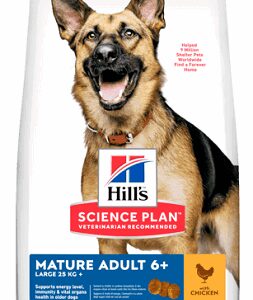 Hill's Science Plan Large Breed Mature Adult 6+ sausas pašaras šunims, 14 kg
