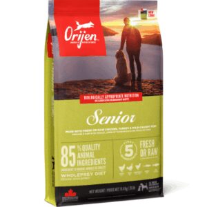 ORIJEN Senior sausas pašaras vyresnio amžiaus šunims, 11.4 kg
