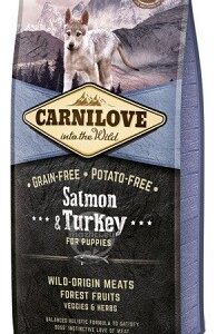 Carnilove Salmon & Turkey for Puppies sausas pašaras šuniukams iki 1 metų, 1.5 kg