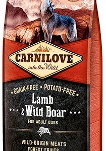 Carnilove Lamb & Wild Boar for Adult sausas pašaras šunims, 1.5 kg