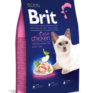Brit Premium Cat Adult Chicken sausas pašaras katėms, 8 kg