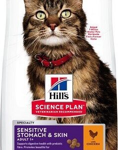 Hill's SP Feline Sensitive Stomach & Skin sausas pašaras katėms, 1.5 kg