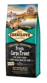 Carnilove Fresh Carp&Trout sausas maistas šunims, 1.5 kg