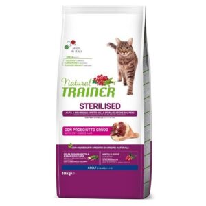 NATURAL TRAINER Cat Adult Sterilised HAM Su Vytintu Kumpiu, 10 kg