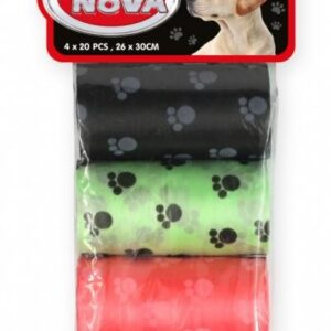Pet Nova maišeliai 4 spalvų 4x20, 1 vnt.