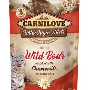 Carnilove konservai katėms su šerniena ir ramunėlėmis, 85 g