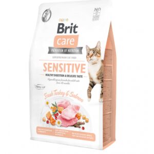 Brit Care Cat Sensitive Healthy Digestion sausas maistas katėms, 2 kg