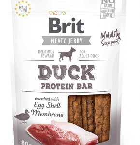 Brit Jerky Duck Protein Bar skanėstas šunims su antiena, 80 g