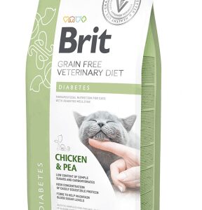 Brit GF Veterinary Diets sausas maistas katėms Diabetes, 2 kg