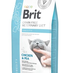 Brit GF Veterinary Diets sausas maistas katėms Obesity , 2 kg