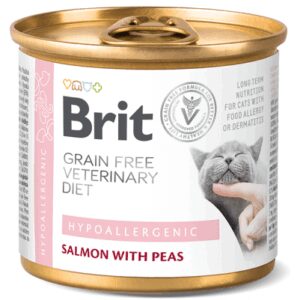 Brit Veterinary Diets Hypoallergenic konservai katėms, 6 x 200 g