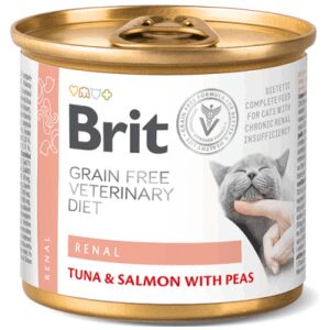 Brit Veterinary Diets Renal konservai katėms, 6 x 200 g