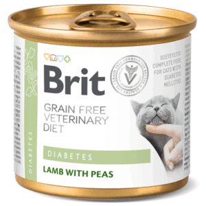 Brit Veterinary Diets Diebetes konservai katėms, 6 x 200 g