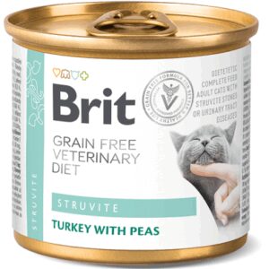 Brit Veterinary Diets Struvite konservai katėms, 6 x 200 g