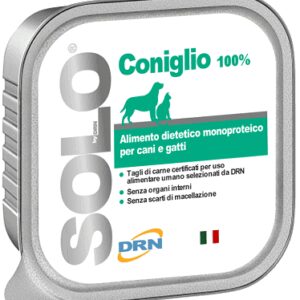 Solo konservai šunims ir katėms "Coniglio" su triušiena, 100 g