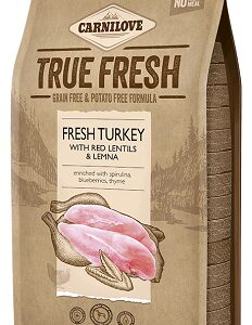 Carnilove True Fresh Turkey sausas maistas šunims, 4 kg