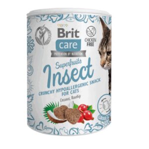 Brit Care Cat Superfruits Insect skanėstas katėms, 100 g