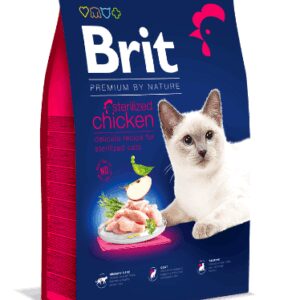 Brit Premium Cat Sterilized sausas maistas katėms, 8 kg